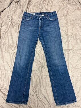 Vintage Red Engine Women's Bootcut Flare Jeans 28